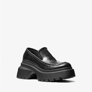 Michael Kors Platform Leather Loafers